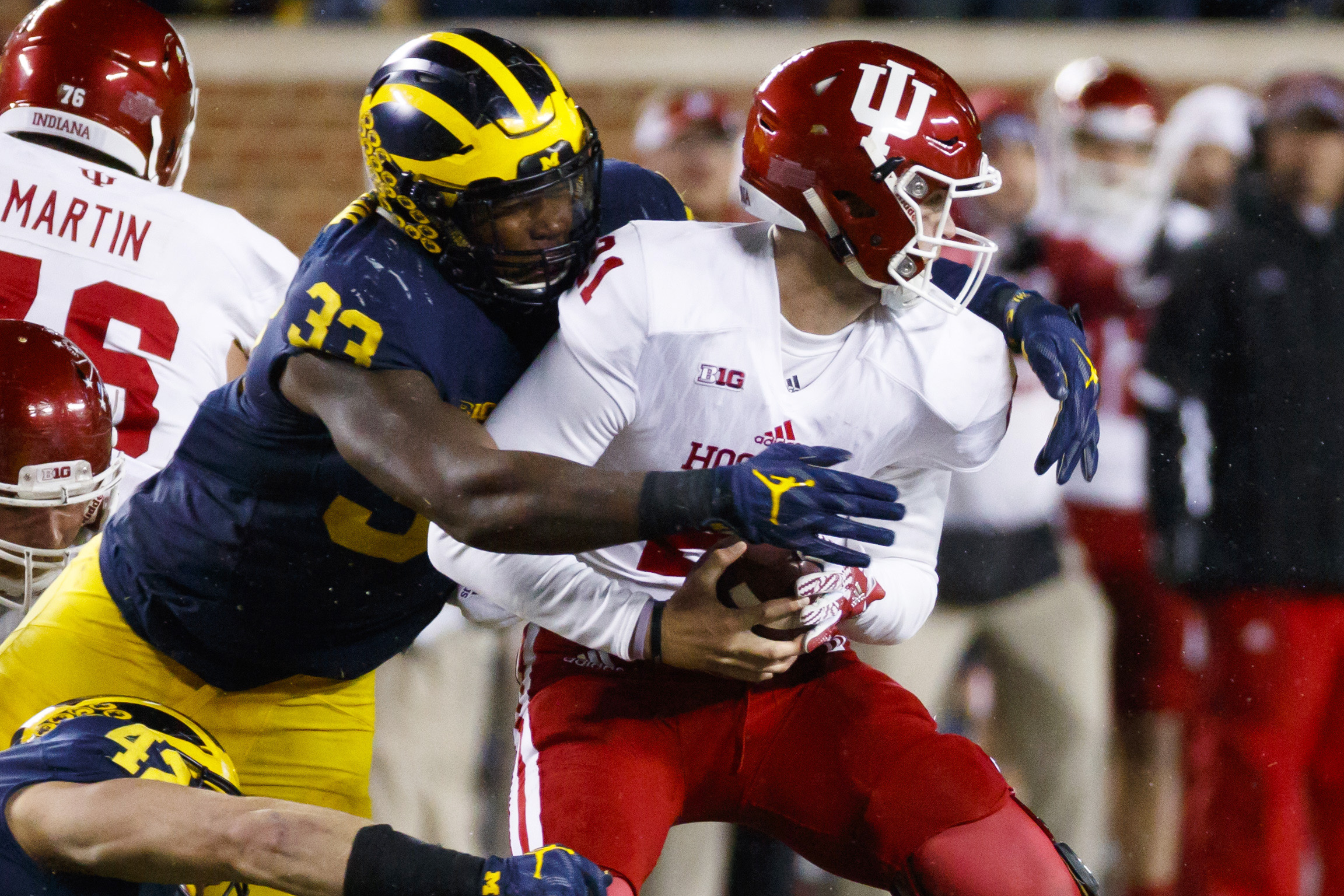 NCAA Football: Indiana at Michigan