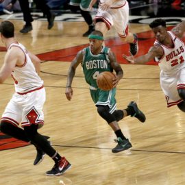 Paul Zipser, Isaiah Thomas, Jimmy Butler