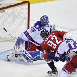 Evgeny Kuznetsov, Henrik Lundqvist, J.T. Miller