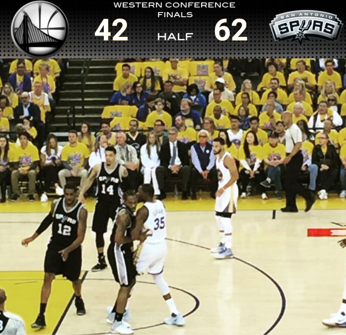 (Photo: @letsgowarriors Instagram account via @reneespooner3)