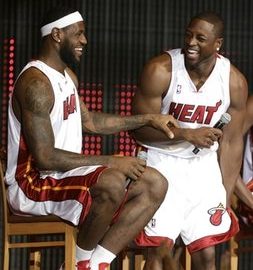 LeBron James, Dwyane Wade, Chris Bosh