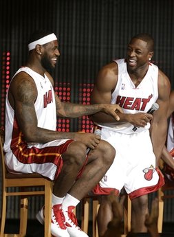LeBron James, Dwyane Wade, Chris Bosh