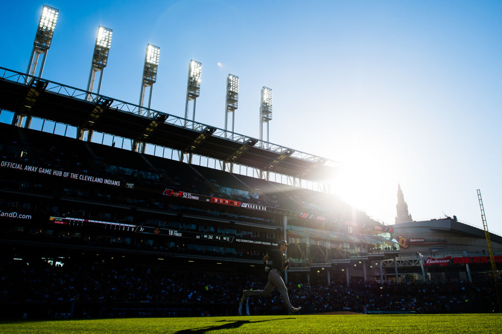 Oakland Athletics v Cleveland Indians