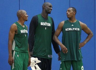 Kevin Garnett, Paul Pierce, Ray Allen