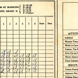 report card