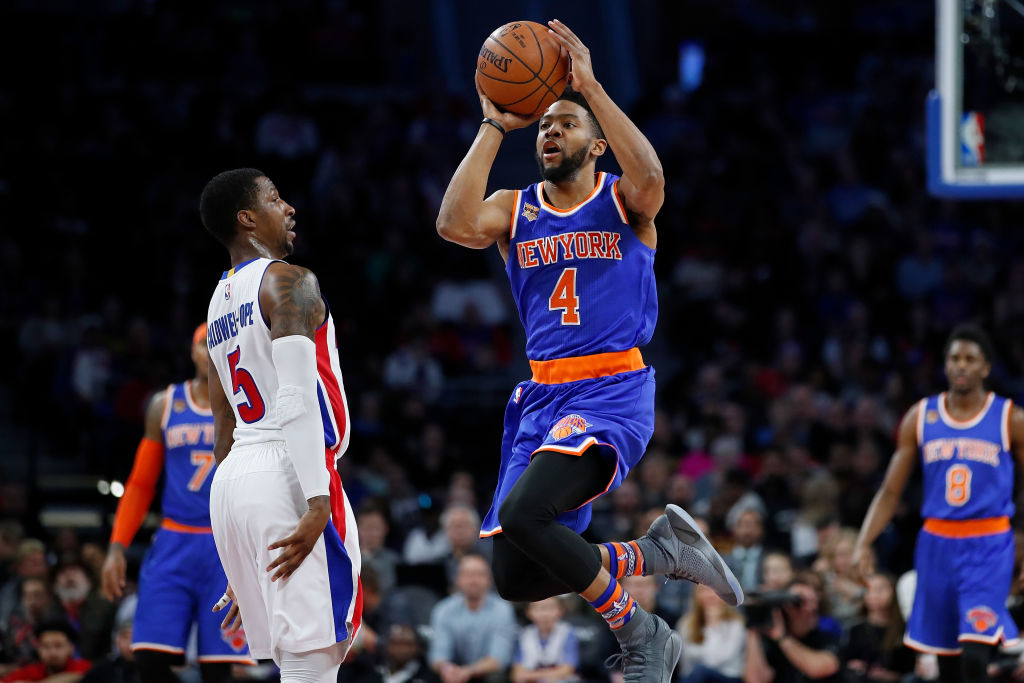 New York Knicks v Detroit Pistons