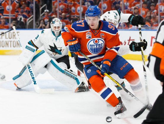 San Jose Sharks v Edmonton Oilers - Game One
