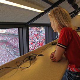 BUSCH STADIUM PRESS BOX
