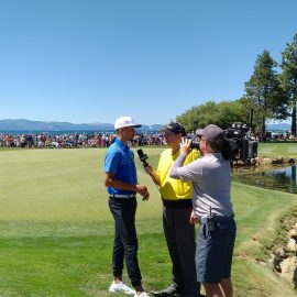 Steph being asked about his tournament best round