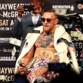 Floyd Mayweather Jr. v Conor McGregor World Press Tour - New York