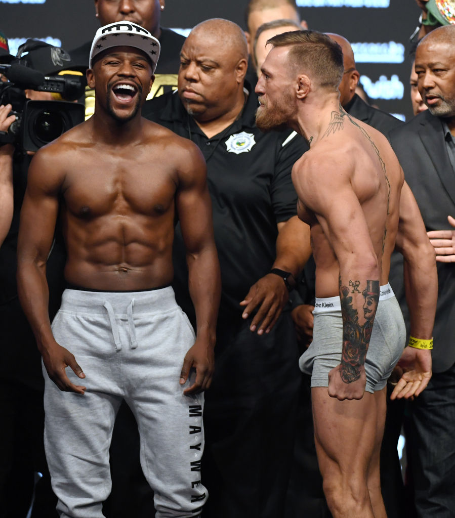 Floyd Mayweather Jr. v Conor McGregor - Weigh-in