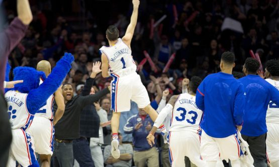 USP NBA: NEW YORK KNICKS AT PHILADELPHIA 76ERS S BKN USA PA