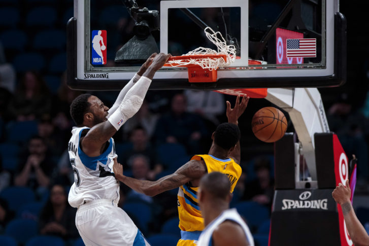 NBA: Denver Nuggets at Minnesota Timberwolves