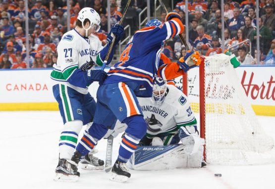 Vancouver Canucks v Edmonton Oilers