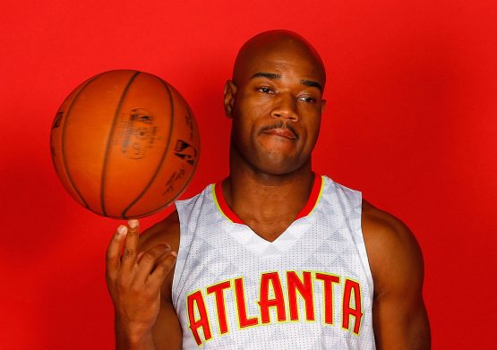 poses during media day on September 26, 2016 in Atlanta, Georgia.