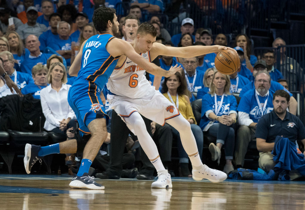 New York Knicks v Oklahoma City Thunder