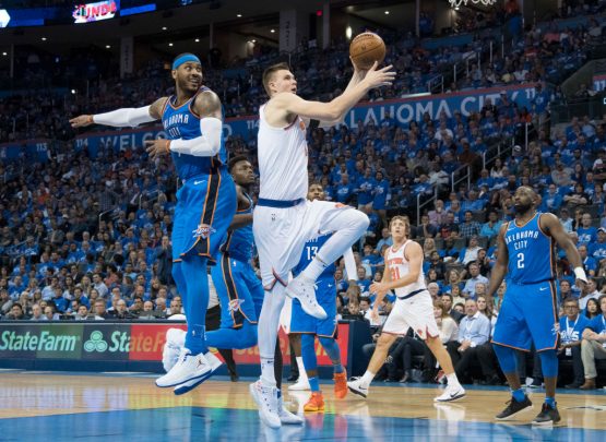 New York Knicks v Oklahoma City Thunder
