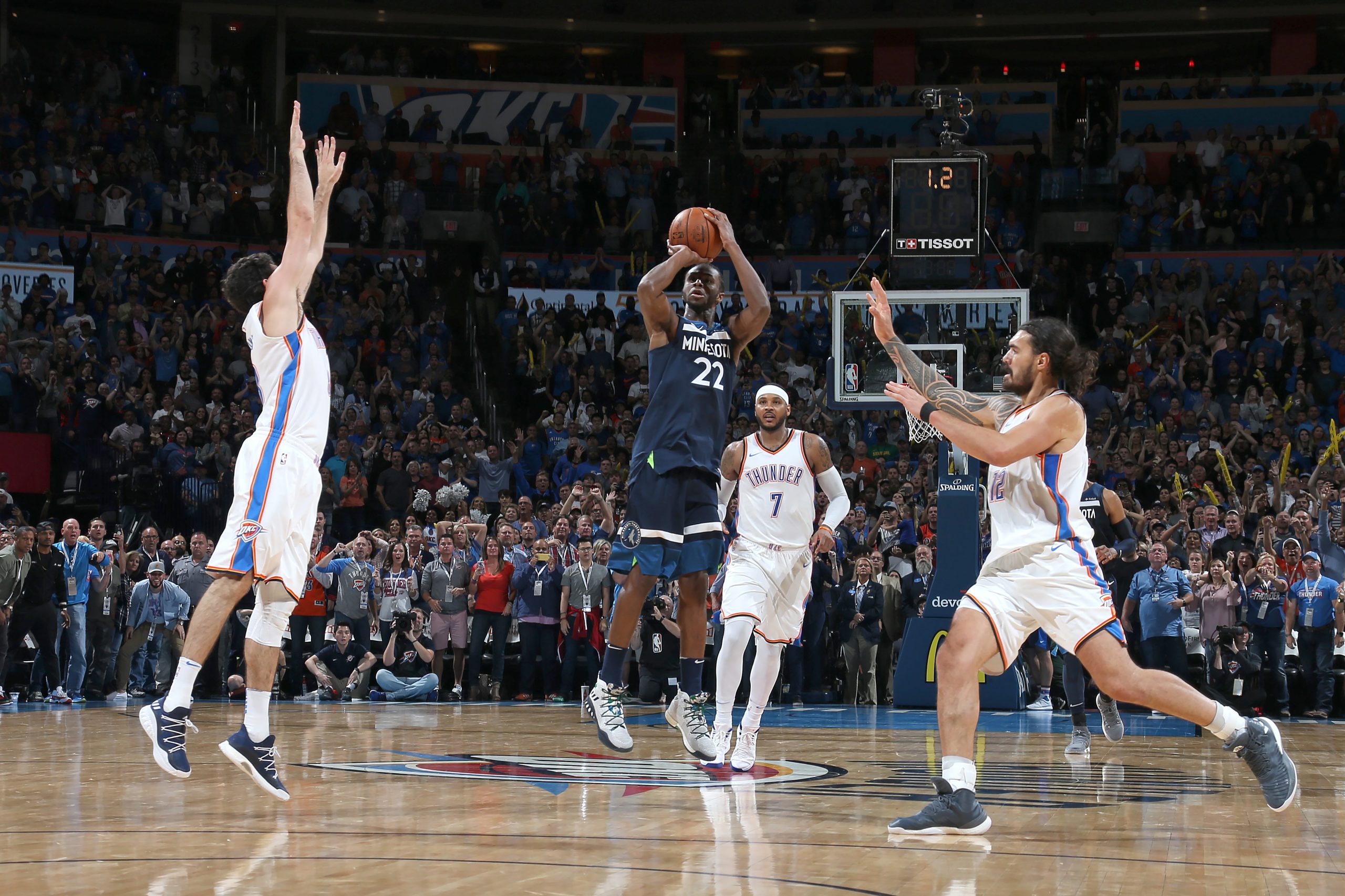 Minnesota Timberwolves v Oklahoma City Thunder