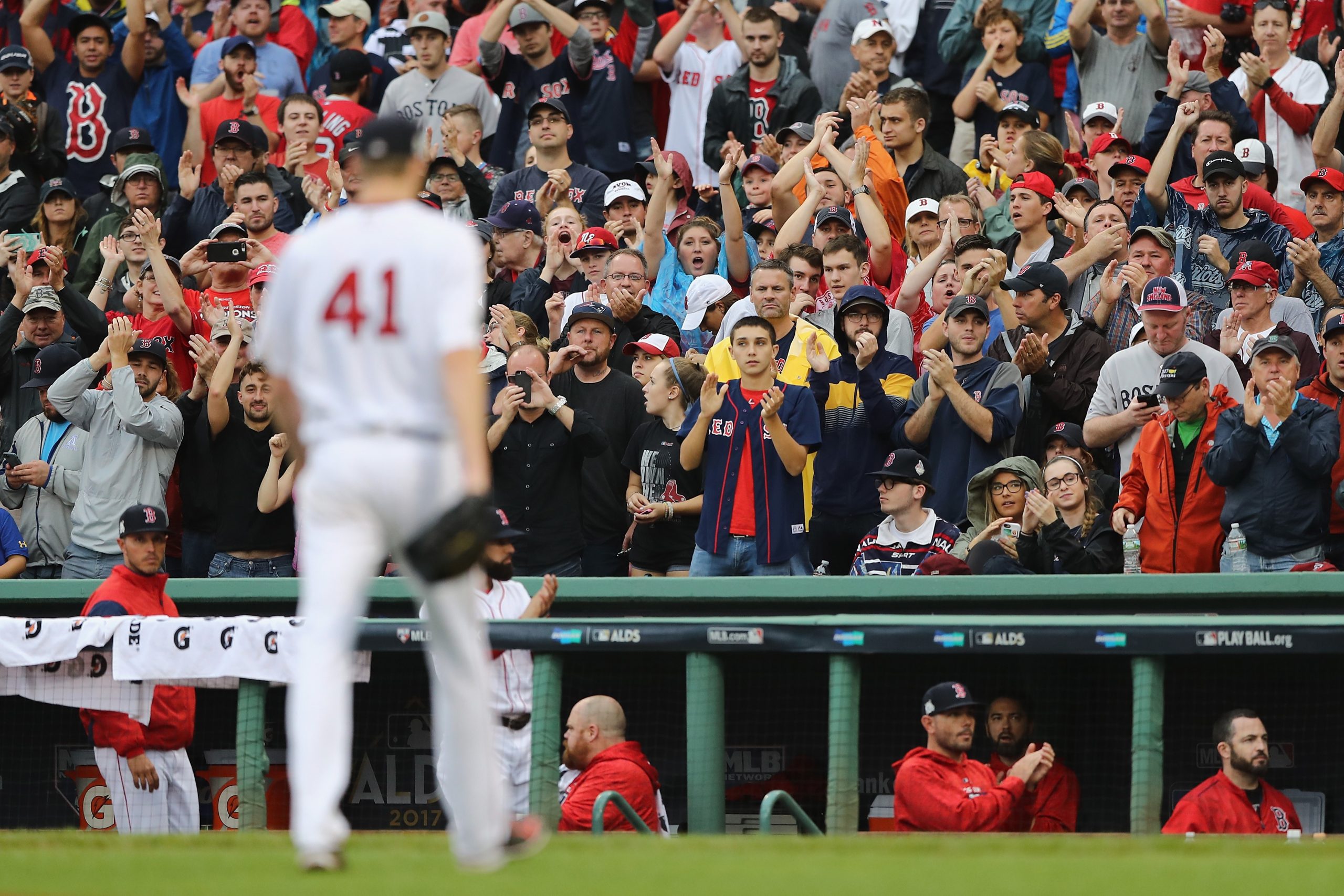 Divisional Round - Houston Astros v Boston Red Sox - Game Four