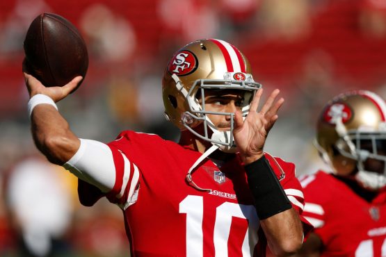 NFL player props 49ers vs Packers jimmy garoppolo