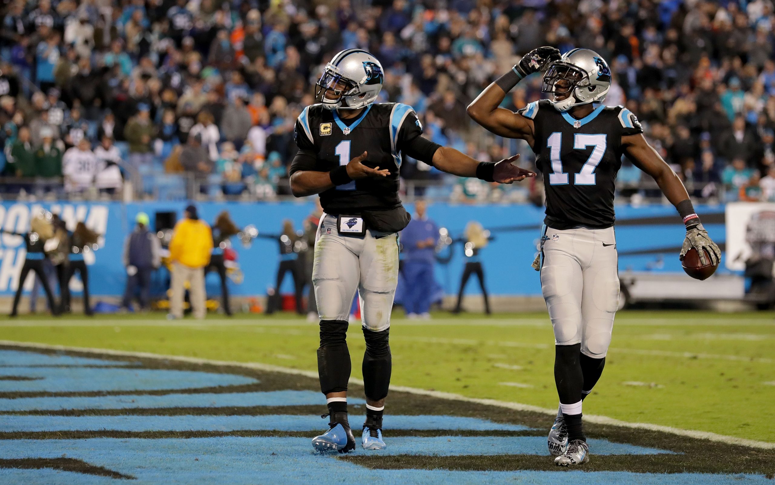 The Panthers zone-read offense dominated the Dolphins
