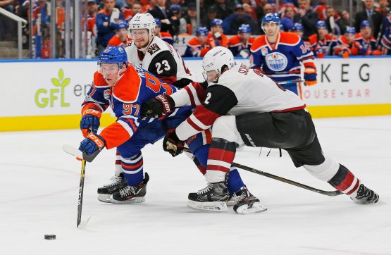 NHL: Arizona Coyotes at Edmonton Oilers