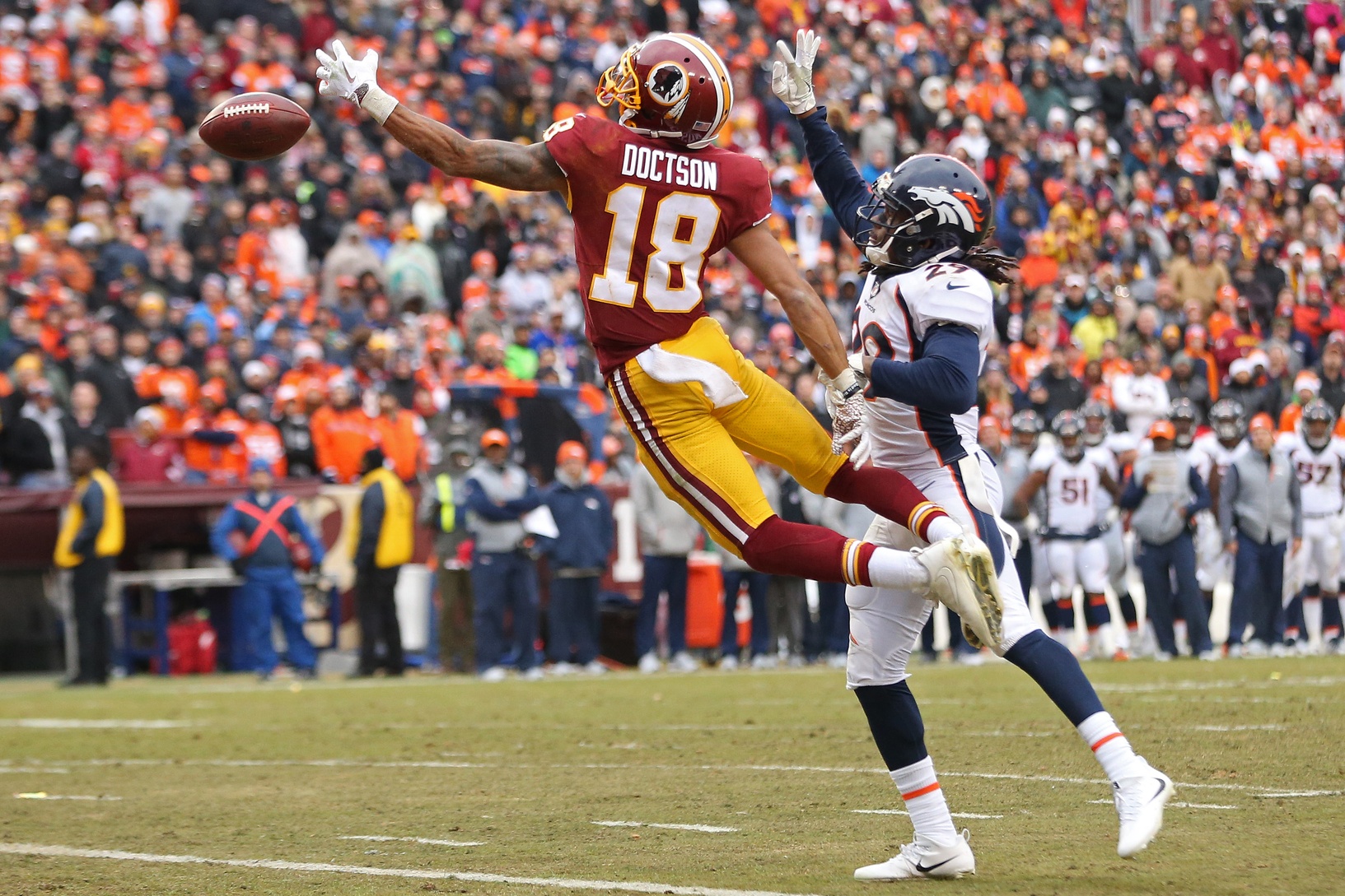 doctson vs Broncos 122417 usatoday