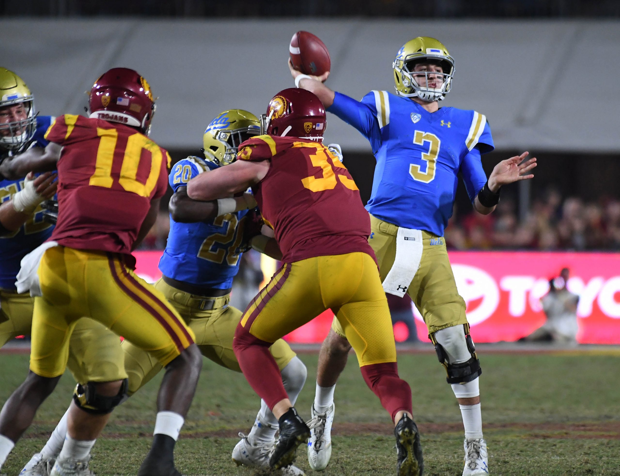 NCAA Football: UCLA at Southern California