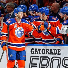 NHL: Stanley Cup Playoffs-San Jose Sharks at Edmonton Oilers
