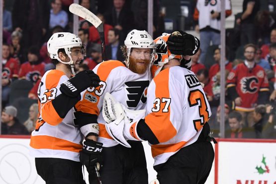 NHL: Philadelphia Flyers at Calgary Flames