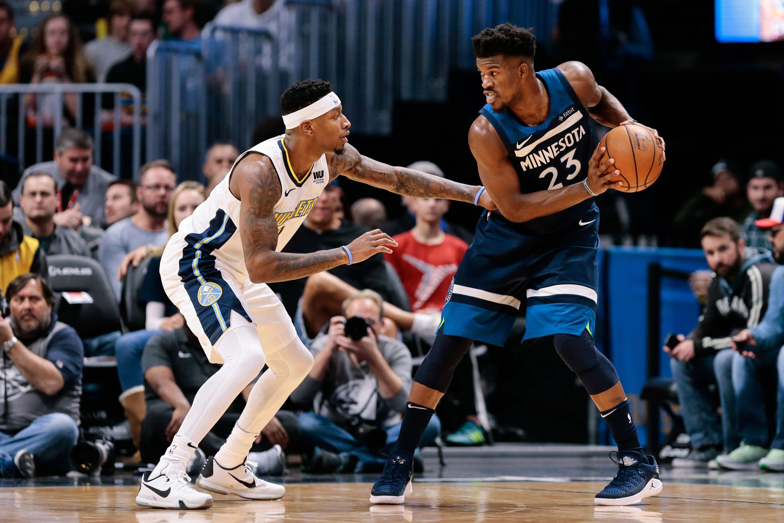 NBA: Minnesota Timberwolves at Denver Nuggets