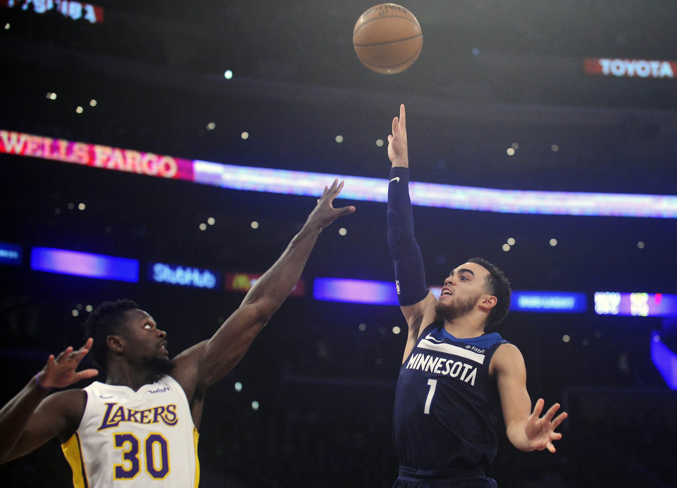 NBA: Minnesota Timberwolves at Los Angeles Lakers