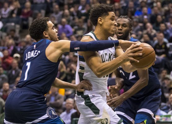 NBA: Minnesota Timberwolves at Milwaukee Bucks
