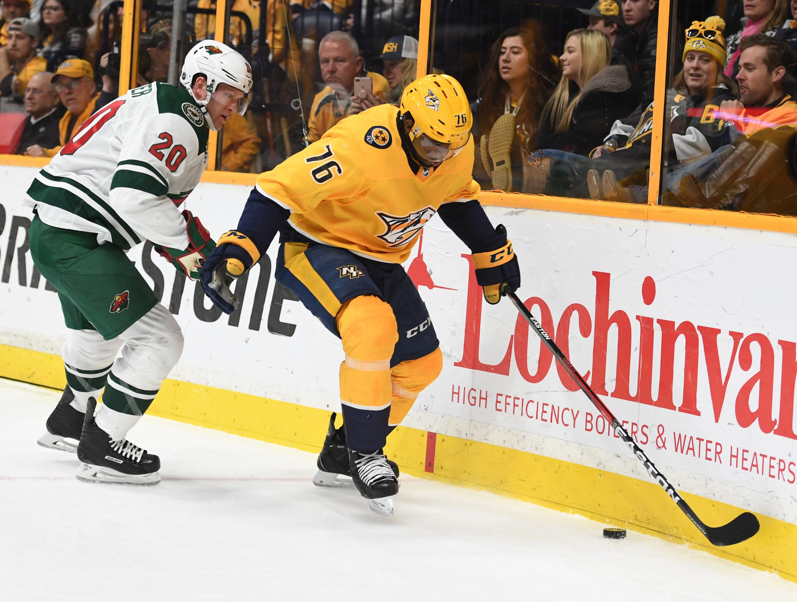 NHL: Minnesota Wild at Nashville Predators