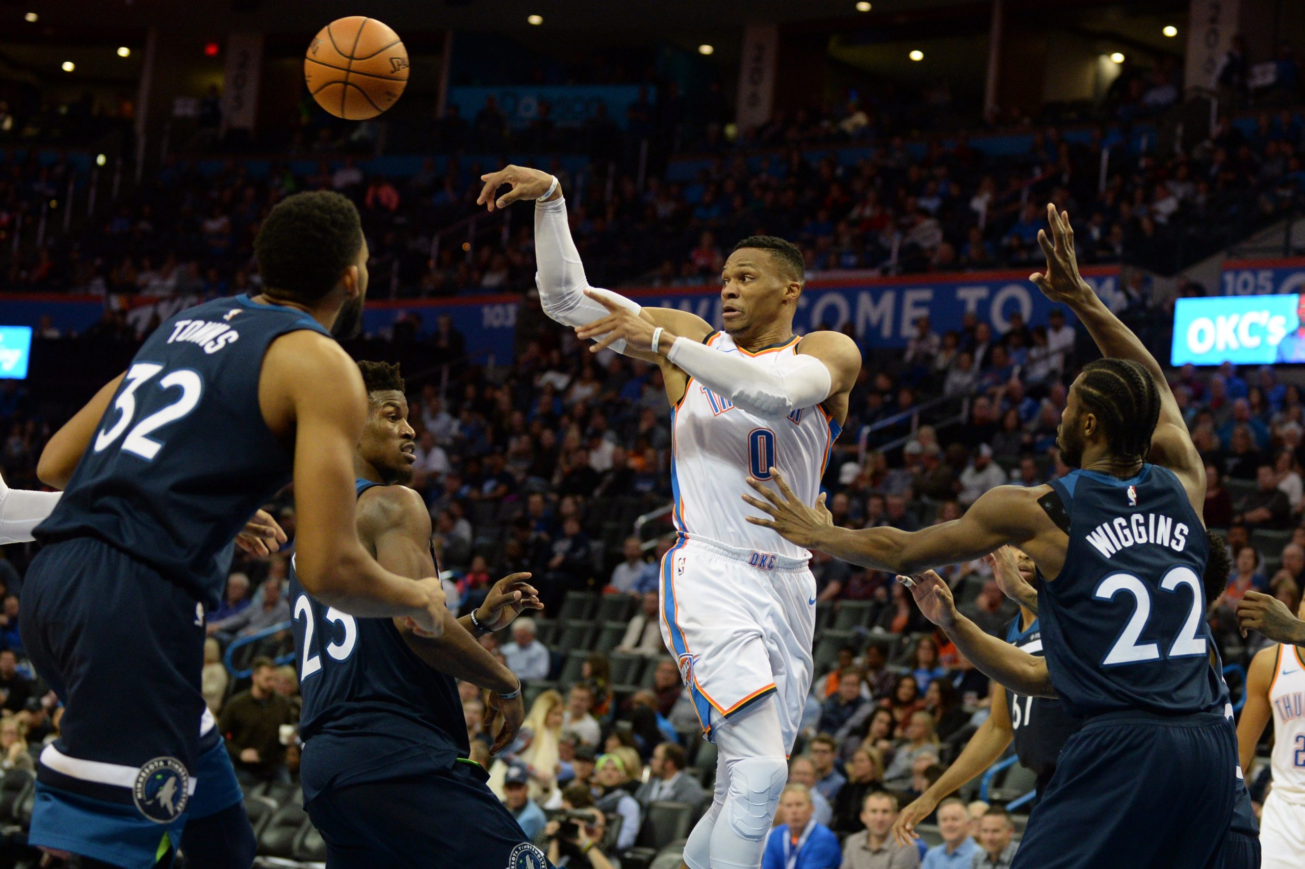 NBA: Minnesota Timberwolves at Oklahoma City Thunder