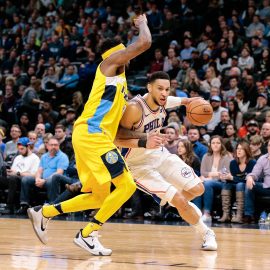 NBA: Philadelphia 76ers at Denver Nuggets