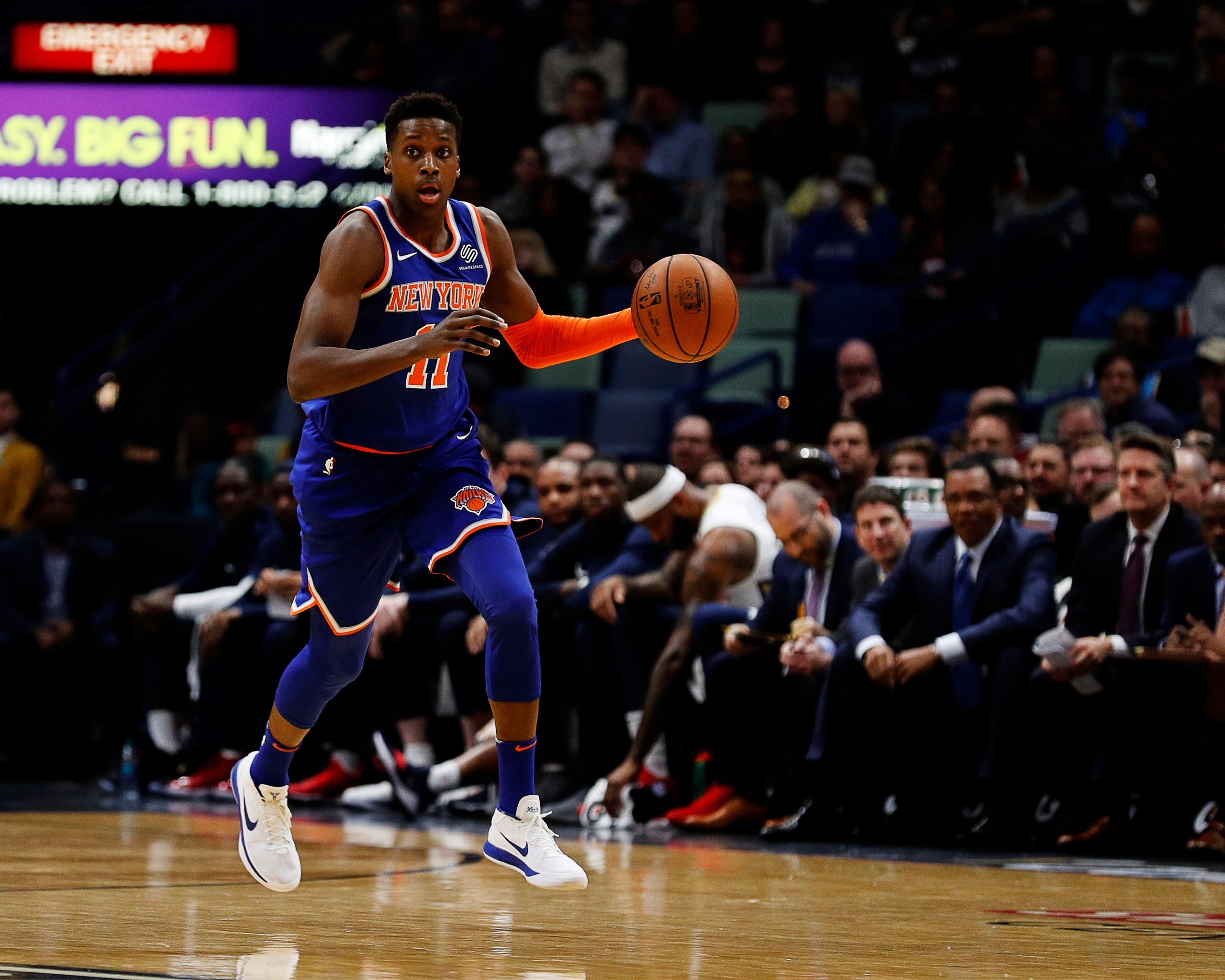 NBA: New York Knicks at New Orleans Pelicans