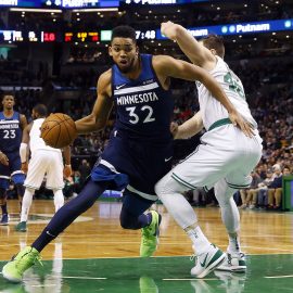 NBA: Minnesota Timberwolves at Boston Celtics