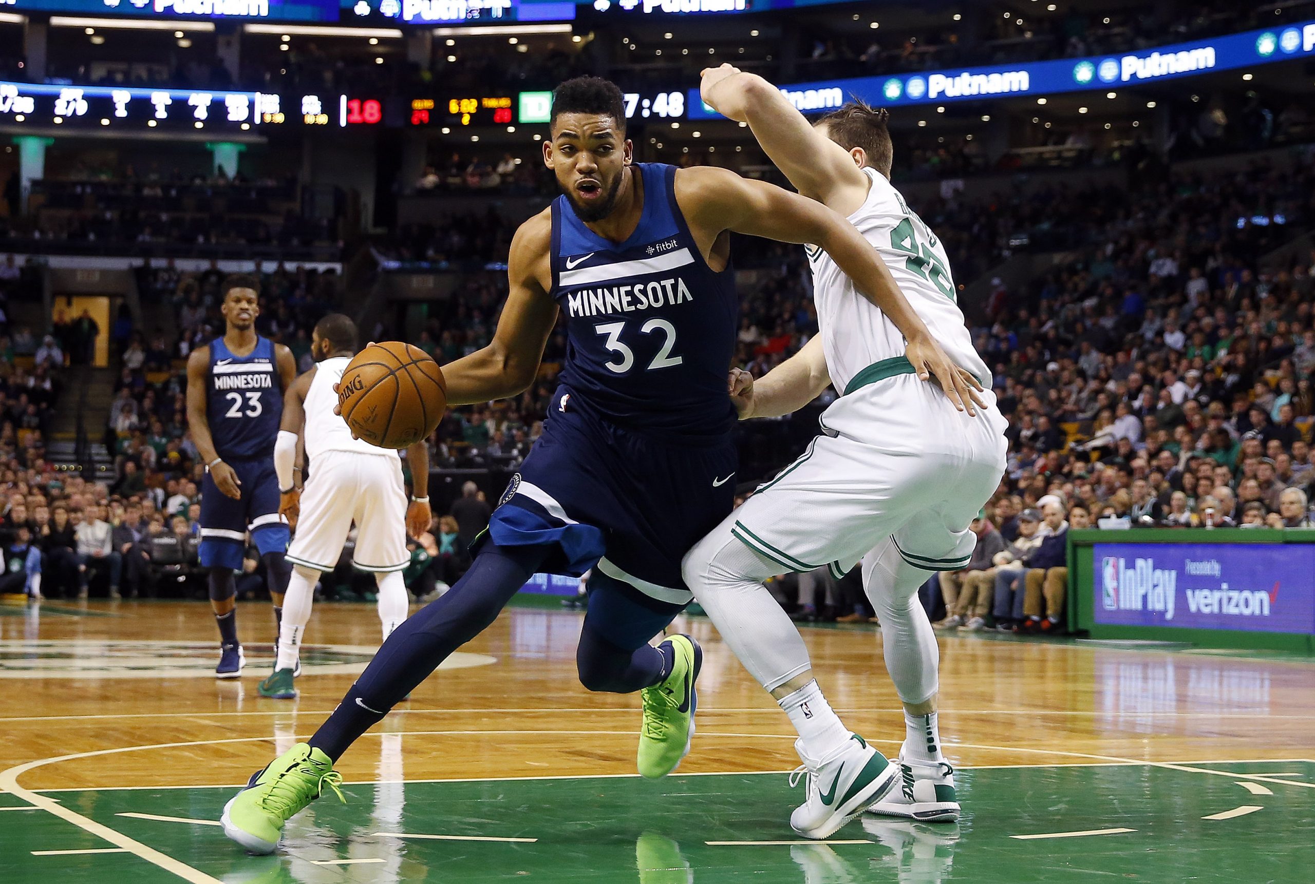 NBA: Minnesota Timberwolves at Boston Celtics