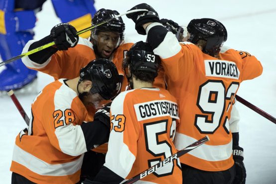 NHL: St. Louis Blues at Philadelphia Flyers