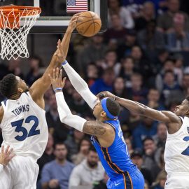 NBA: Oklahoma City Thunder at Minnesota Timberwolves