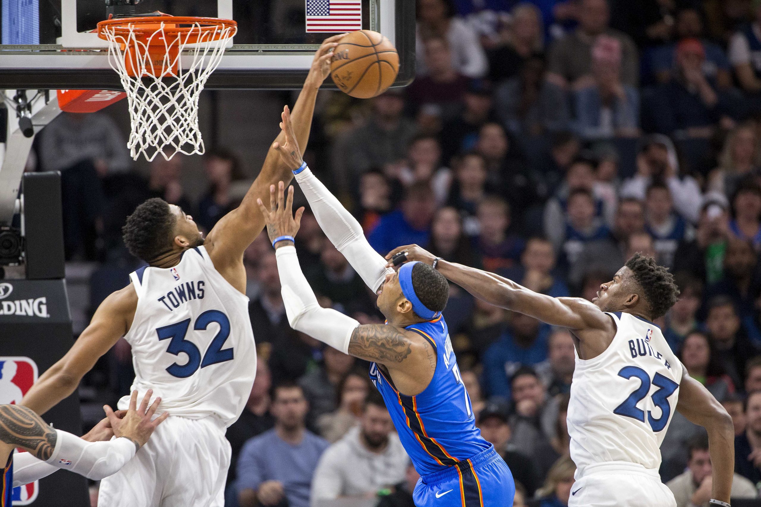 NBA: Oklahoma City Thunder at Minnesota Timberwolves
