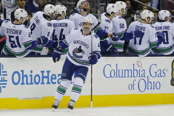 NHL: Vancouver Canucks at Columbus Blue Jackets