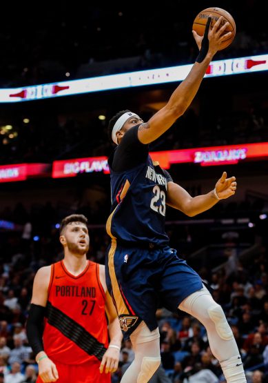 NBA: Portland Trail Blazers at New Orleans Pelicans