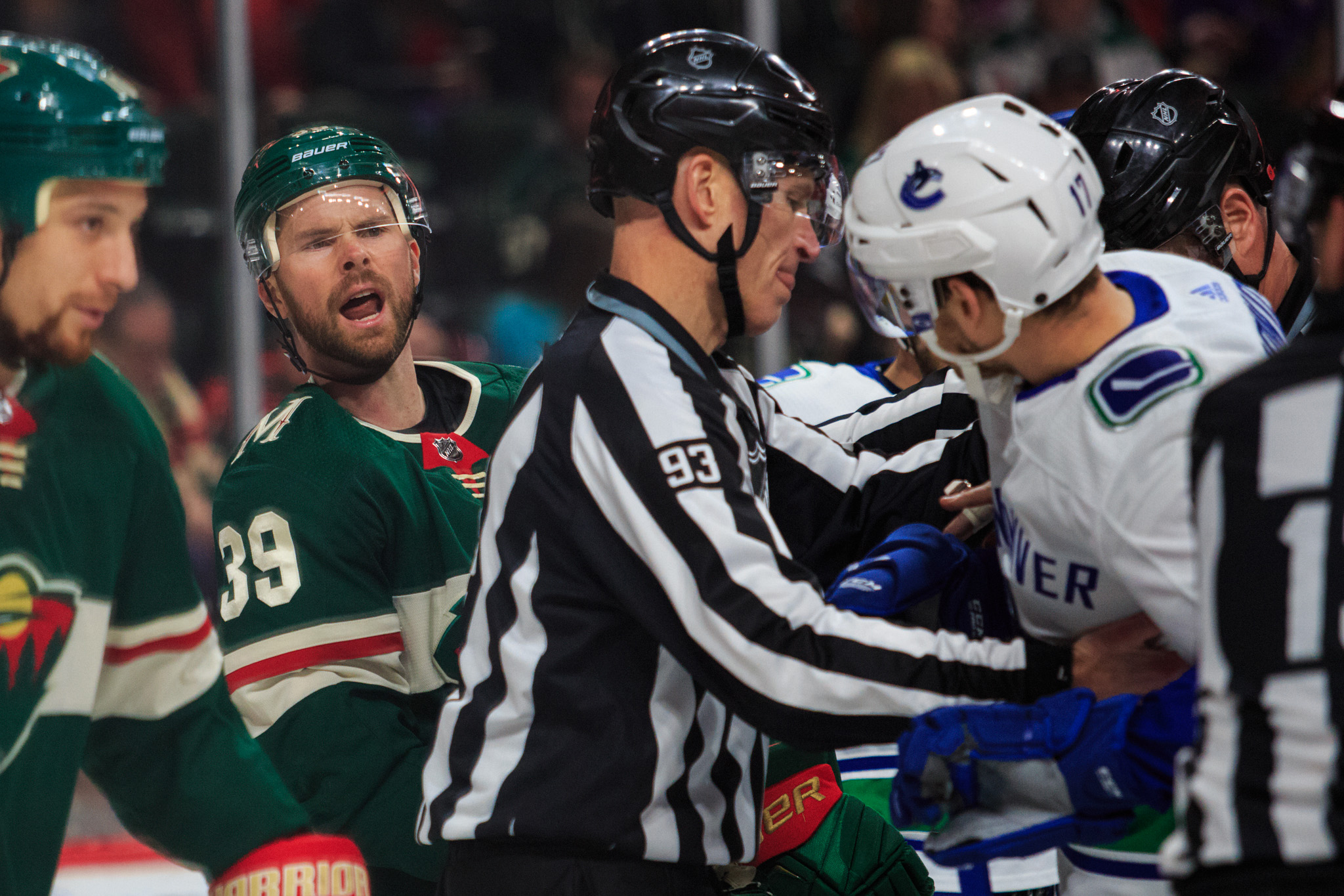 NHL: Vancouver Canucks at Minnesota Wild