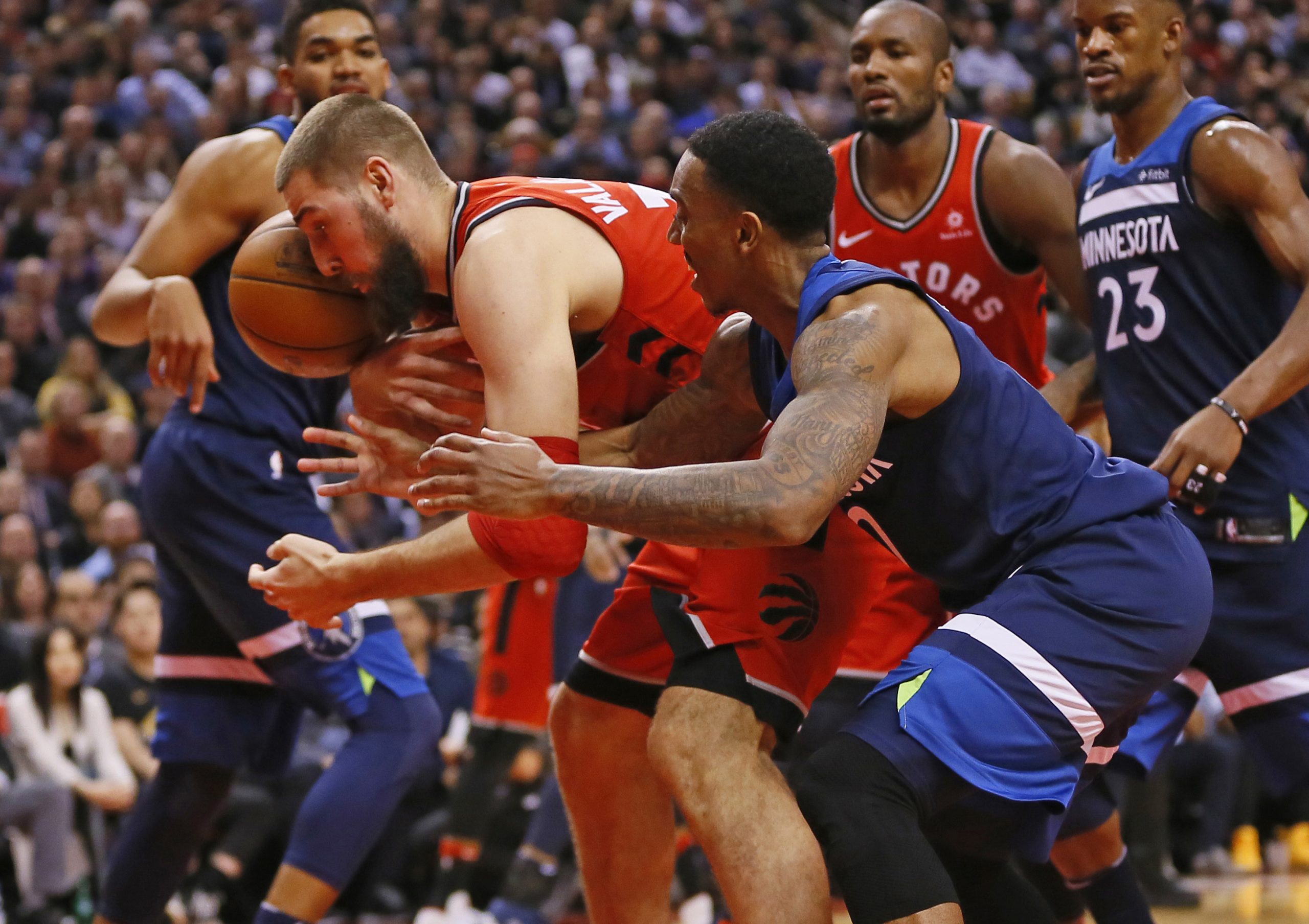 NBA: Minnesota Timberwolves at Toronto Raptors
