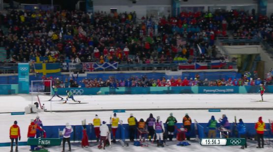 Cross-country finish