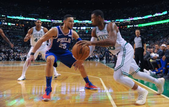 NBA: Philadelphia 76ers at Boston Celtics