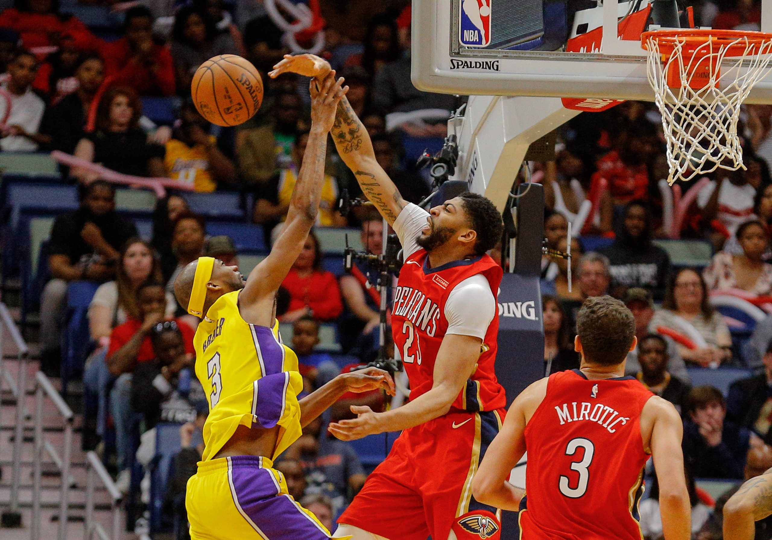 NBA: Los Angeles Lakers at New Orleans Pelicans