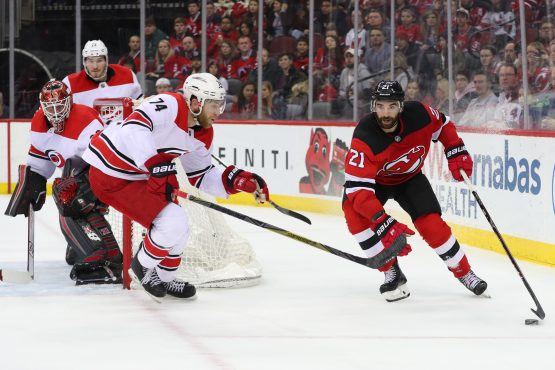 NHL: Carolina Hurricanes at New Jersey Devils